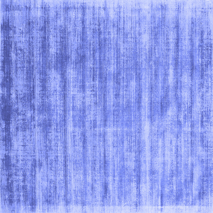 Square Machine Washable Abstract Blue Contemporary Rug, wshcon2939blu