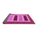 Sideview of Abstract Pink Contemporary Rug, con293pnk