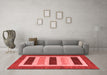 Contemporary Red Washable Rugs