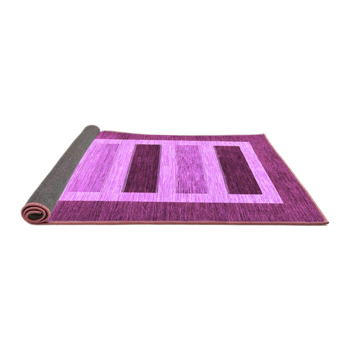 Sideview of Abstract Purple Contemporary Rug, con293pur