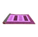 Sideview of Abstract Purple Contemporary Rug, con293pur