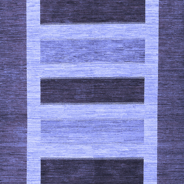 Machine Washable Abstract Blue Contemporary Rug, wshcon293blu