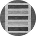 Square Abstract Gray Contemporary Rug, con293gry