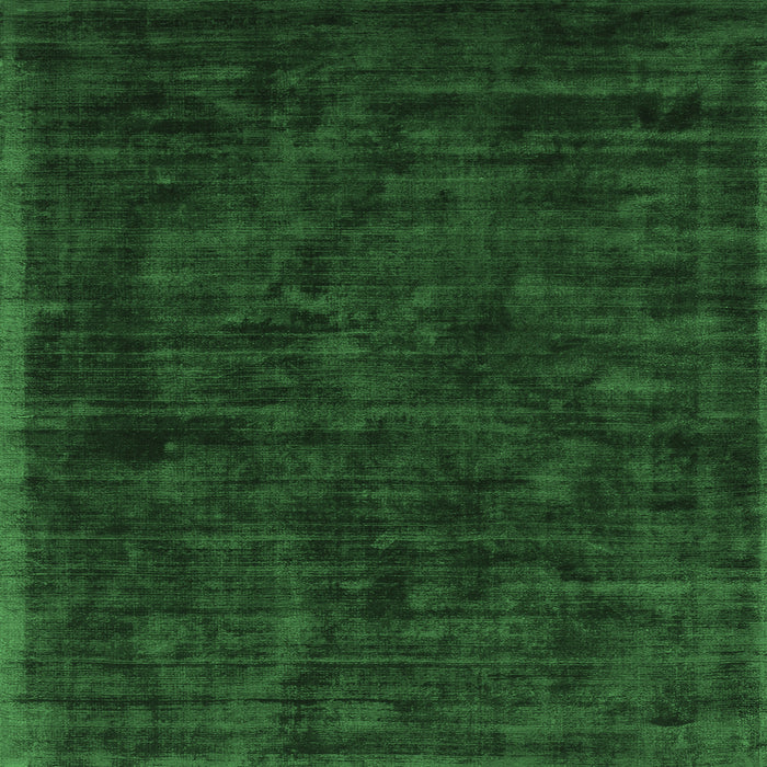 Square Abstract Emerald Green Contemporary Rug, con2940emgrn