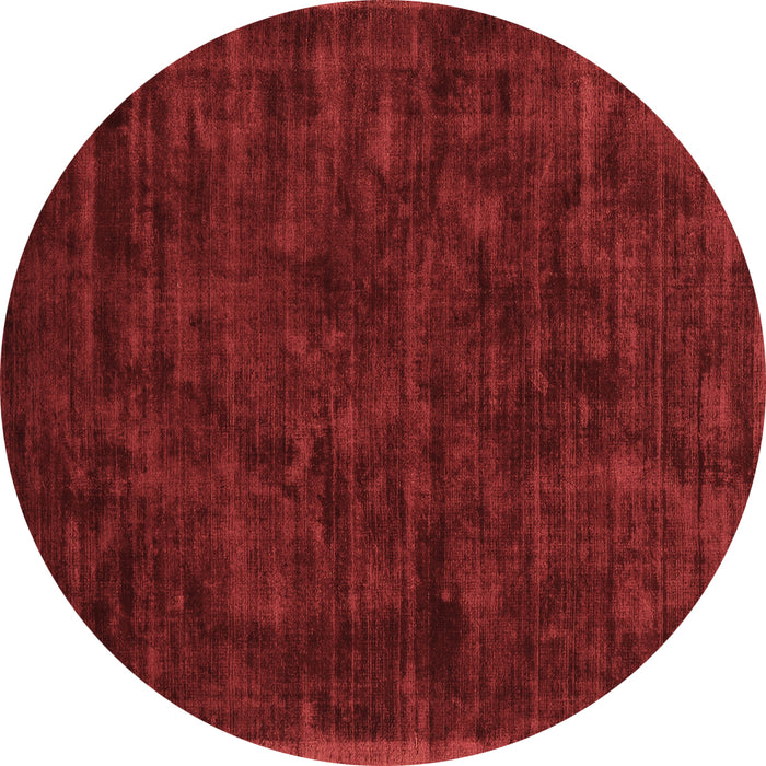 Round Abstract Brown Contemporary Rug, con2940brn