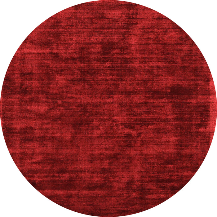 Square Abstract Orange Contemporary Rug, con2940org