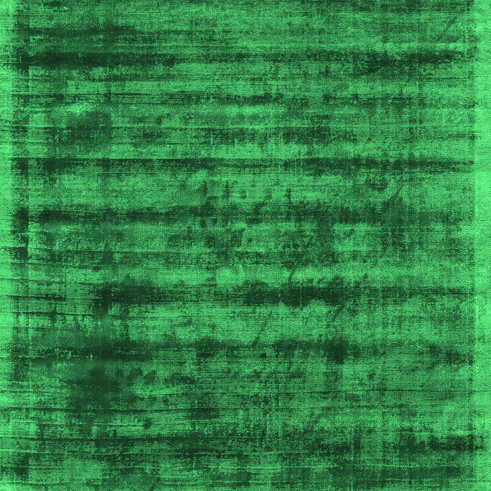 Serging Thickness of Machine Washable Abstract Green Contemporary Area Rugs, wshcon2941grn
