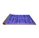 Sideview of Abstract Purple Contemporary Rug, con2941pur