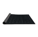 Thickness of Contemporary Black Modern Rug, con2942