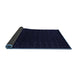 Sideview of Abstract Blue Contemporary Rug, con2942blu