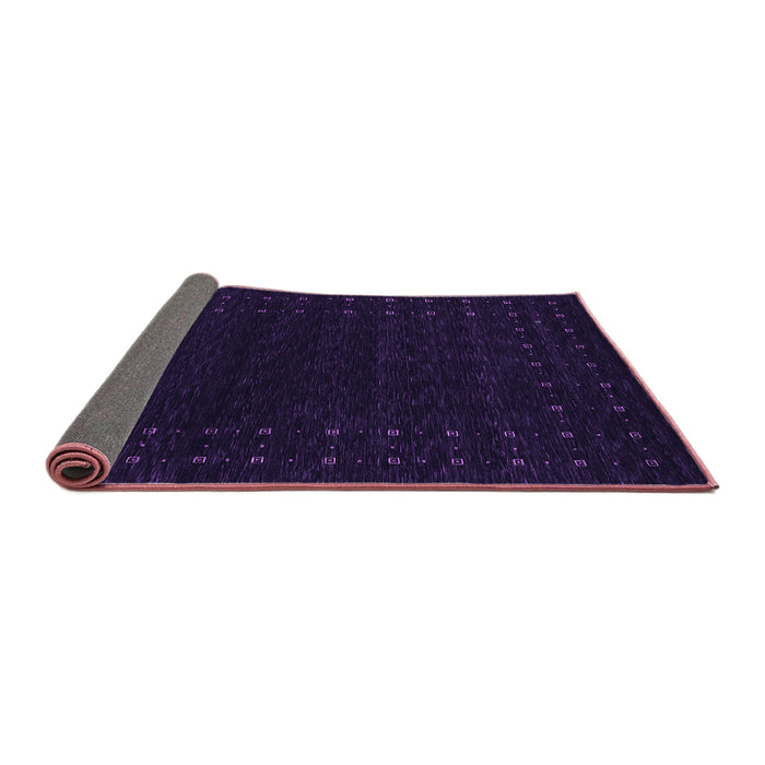 Sideview of Abstract Purple Contemporary Rug, con2942pur