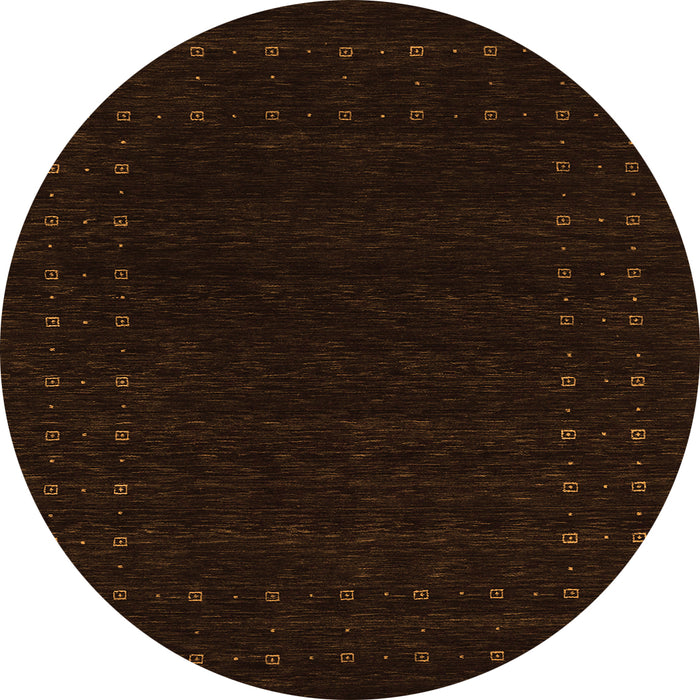 Square Abstract Orange Contemporary Rug, con2942org