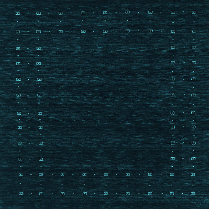 Square Abstract Light Blue Contemporary Rug, con2942lblu