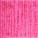 Square Abstract Pink Contemporary Rug, con2943pnk