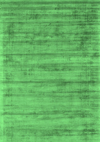 Abstract Emerald Green Contemporary Rug, con2943emgrn