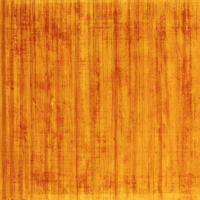 Square Machine Washable Abstract Yellow Contemporary Rug, wshcon2943yw