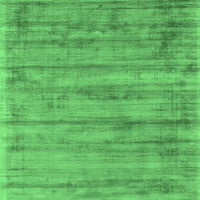 Machine Washable Abstract Emerald Green Contemporary Area Rugs, wshcon2943emgrn
