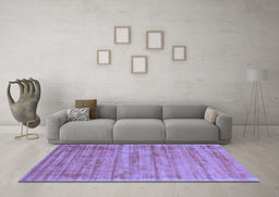 Machine Washable Abstract Blue Contemporary Rug in a Living Room, wshcon2943blu