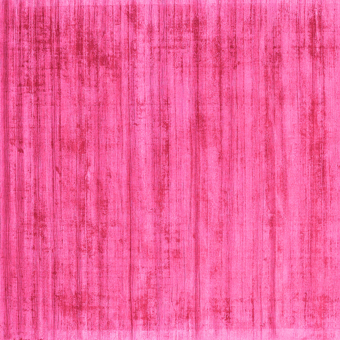 Square Machine Washable Abstract Pink Contemporary Rug, wshcon2943pnk
