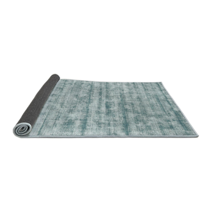 Thickness of Contemporary Light Steel Blue Modern Rug, con2944