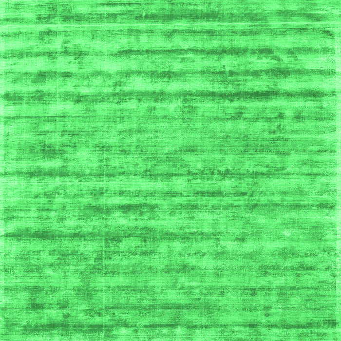 Serging Thickness of Abstract Green Contemporary Rug, con2944grn