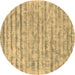 Round Machine Washable Abstract Brown Contemporary Rug, wshcon2944brn