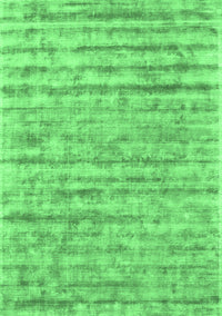 Abstract Emerald Green Contemporary Rug, con2944emgrn