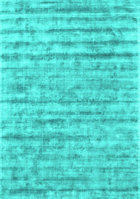 Abstract Turquoise Contemporary Rug, con2944turq