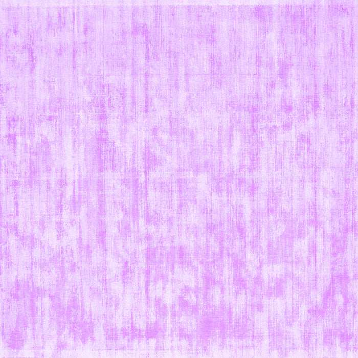 Square Machine Washable Solid Purple Modern Area Rugs, wshcon2945pur