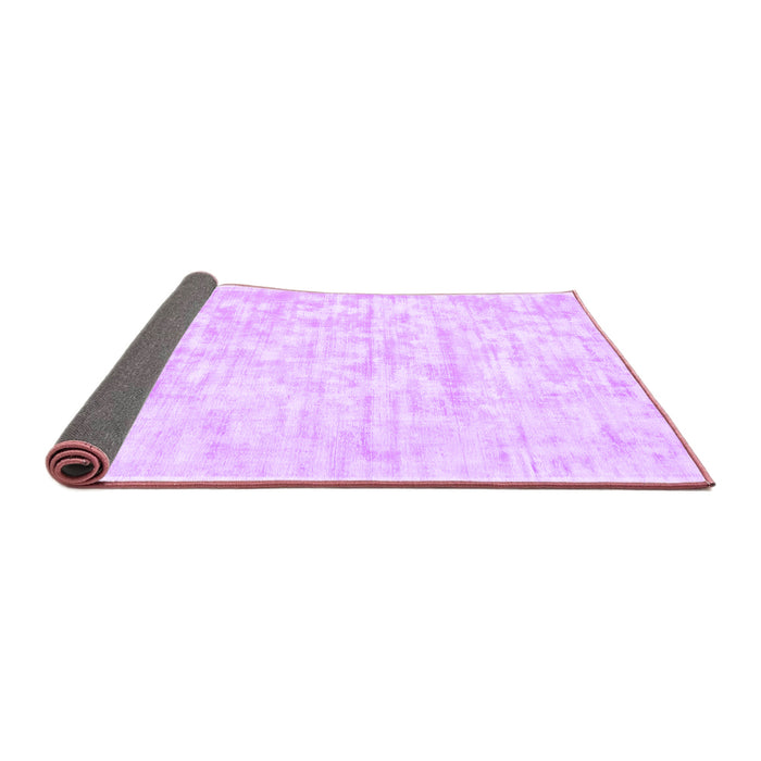 Sideview of Solid Purple Modern Rug, con2945pur