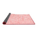 Solid Red Modern Area Rugs