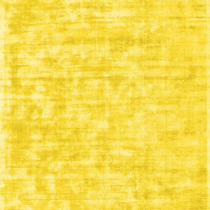 Machine Washable Solid Yellow Modern Rug, wshcon2945yw