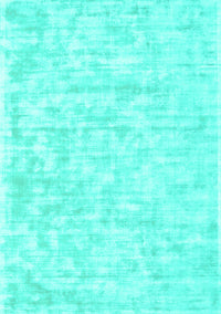 Solid Turquoise Modern Rug, con2945turq