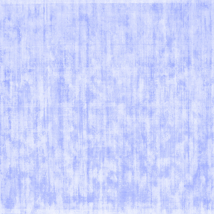 Square Machine Washable Solid Blue Modern Rug, wshcon2945blu