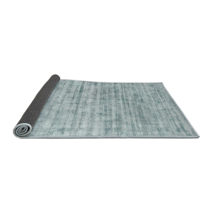 Thickness of Contemporary Light Steel Blue Modern Rug, con2946