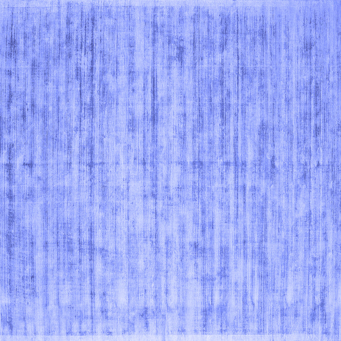 Square Machine Washable Abstract Blue Contemporary Rug, wshcon2946blu