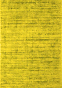 Abstract Yellow Contemporary Rug, con2946yw