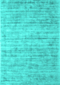 Abstract Turquoise Contemporary Rug, con2946turq