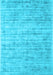 Machine Washable Abstract Light Blue Contemporary Rug, wshcon2946lblu