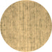 Round Machine Washable Abstract Brown Contemporary Rug, wshcon2946brn