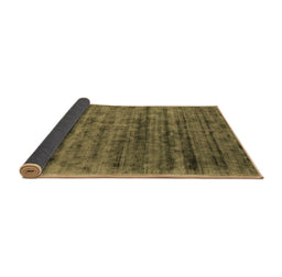 Sideview of Abstract Brown Contemporary Rug, con2947brn
