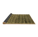 Sideview of Abstract Brown Contemporary Rug, con2947brn