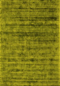 Abstract Yellow Contemporary Rug, con2947yw