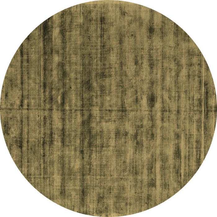 Round Machine Washable Abstract Brown Contemporary Rug, wshcon2947brn