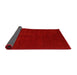 Thickness of Contemporary Red Modern Rug, con2948