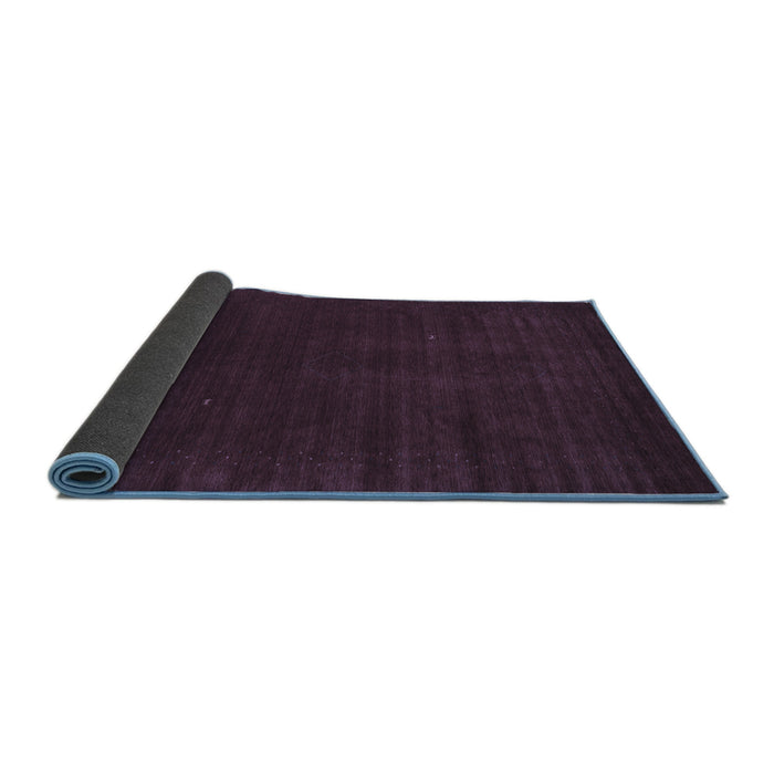 Sideview of Abstract Blue Contemporary Rug, con2948blu