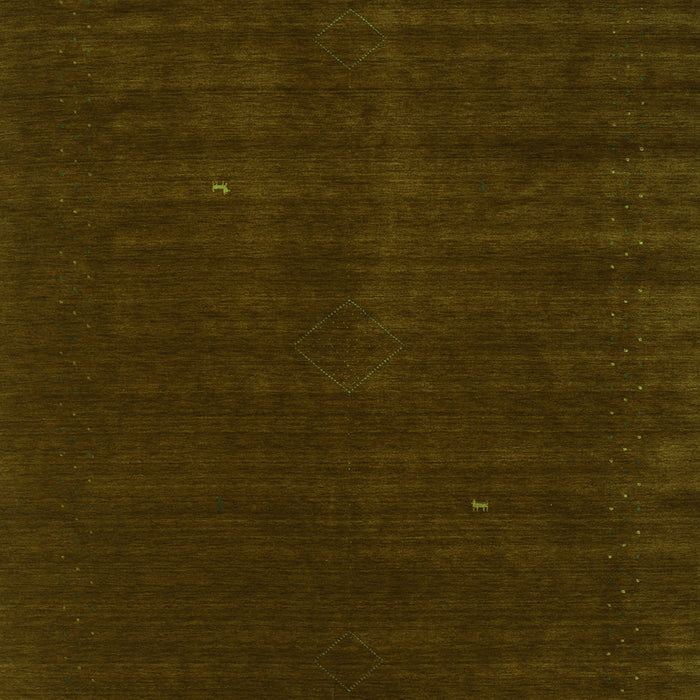 Abstract Green Contemporary Rug, con2948grn