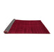 Sideview of Abstract Pink Contemporary Rug, con2948pnk