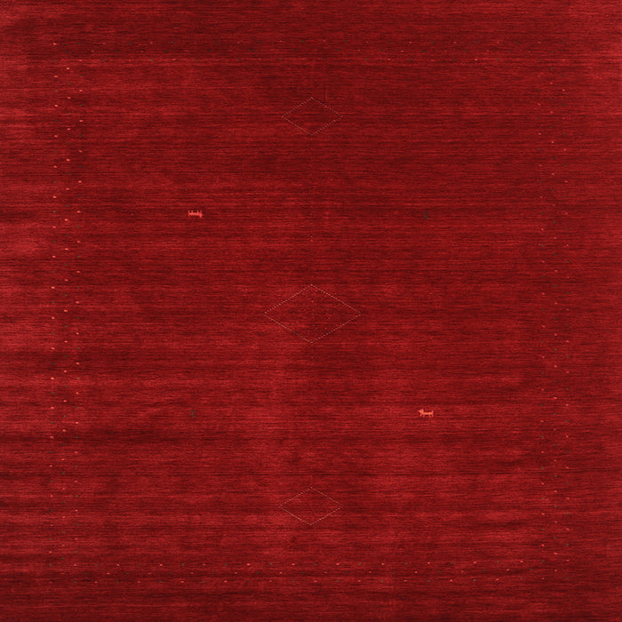 Serging Thickness of Abstract Orange Contemporary Rug, con2948org