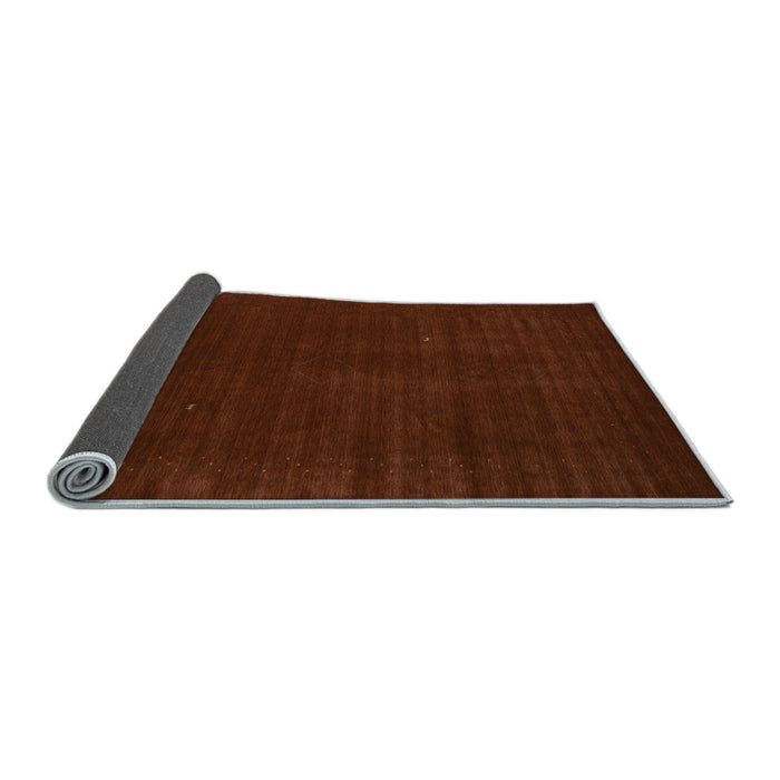 Sideview of Abstract Light Blue Contemporary Rug, con2948lblu